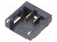 Connector: wire-board; socket; male; PIN: 2; 2A; 50V; vertical; SMT ADAM TECH