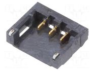 Connector: wire-board; socket; male; PIN: 3; 2A; 50V; vertical; SMT ADAM TECH