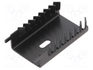 Heatsink: moulded; TO220; black; L: 12.7mm; W: 30mm; H: 45mm; 13K/W ALUTRONIC