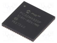 IC: PIC microcontroller; 128kB; 2.3÷3.6VDC; SMD; QFN64; PIC32; tube MICROCHIP TECHNOLOGY