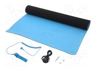 Protective bench kit; ESD; L: 0.9m; W: 0.6m; Thk: 2mm; blue (bright) STATICTEC