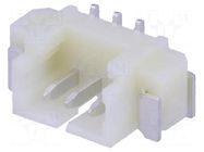Connector: wire-board; socket; male; PIN: 3; 1A; 125V; vertical; SMT ADAM TECH