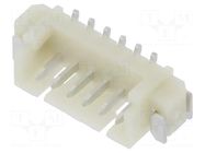 Connector: wire-board; socket; male; PIN: 6; 1A; 125V; vertical; SMT ADAM TECH