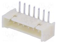 Connector: wire-board; socket; male; PIN: 7; 1A; 250V; angled; THT ADAM TECH