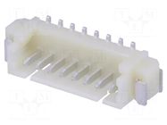 Connector: wire-board; socket; male; PIN: 8; 1A; 125V; vertical; SMT ADAM TECH