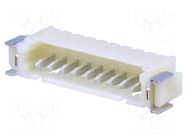 Connector: wire-board; socket; male; PIN: 9; 1A; 250V; horizontal ADAM TECH