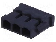 Connector: wire-board; plug; female; PIN: 3; 2A; 50V; IDC; for cable ADAM TECH