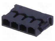 Connector: wire-board; plug; female; PIN: 4; 2A; 50V; IDC; for cable ADAM TECH