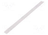 Tape: heat transfer; W: 15mm; L: 240mm; Thk: 1mm; 3W/mK; white; UL94 3M