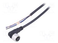 Connection lead; M12; PIN: 3; angled; 2m; plug; CL; Insulation: PVC AUTONICS