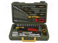 Kit: general purpose; case; 47pcs. PROXXON