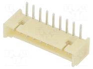 Connector: wire-board; socket; male; PIN: 9; 1A; 250V; angled; THT ADAM TECH