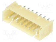 Connector: wire-board; socket; male; 1.25mm; PIN: 8; THT; 125V; 1A ADAM TECH