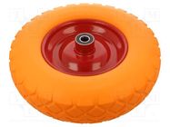 Transport wheel; Ø: 400mm; W: 95mm; 150kg; foam; CSGTK; Bearing: ball RADER