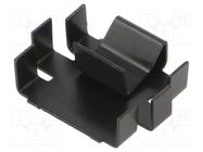 Heatsink: moulded; U; TO220; black; L: 7.1mm; W: 25.4mm; H: 20.7mm ALUTRONIC