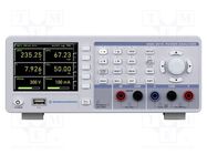 Meter: power analyzer; Display: colour,LCD TFT 3,5"; 100÷240VAC 