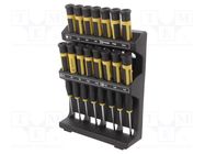 Kit: screwdrivers; precision; hex key,Phillips,slot,Torx® PROXXON