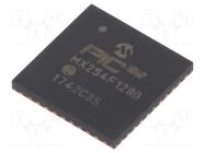 IC: PIC microcontroller; 128kB; 2.3÷3.6VDC; SMD; QFN44; PIC32; tube MICROCHIP TECHNOLOGY