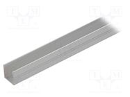 Profiles for LED modules; natural; L: 1m; SMART16; aluminium 