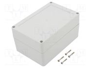 Enclosure: multipurpose; X: 100mm; Y: 150mm; Z: 75mm; ZP; light grey KRADEX