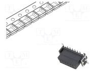 Connector: PCB to PCB; female; PIN: 12; 1.27mm; -55÷125°C; UL94V-0 ADAM TECH