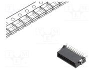 Connector: PCB to PCB; male; PIN: 20; 1.27mm; -55÷125°C; UL94V-0 ADAM TECH