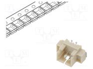 Connector: wire-board; socket; male; 1.25mm; PIN: 2; SMT; 250V; 1A ADAM TECH