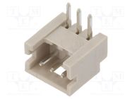 Connector: wire-board; socket; male; DF13; 1.25mm; PIN: 3; THT HIROSE