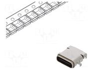 Connector: USB C; socket; SMT; angled 90°; sealed; USB 3.1 ADAM TECH