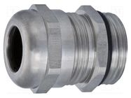 Cable gland; with earthing; PG7; IP68; stainless steel HUMMEL