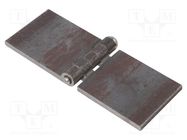 Hinge; Width: 160mm; steel; H: 60mm; without coating,for welding ELESA+GANTER