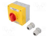 Switch: cam switch; Stabl.pos: 2; 16A; 0-1; flush mounting; Poles: 3 SPAMEL