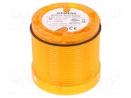 Module: light signaller; yellow; LED; 24VDC; 24VAC; IP65; 8WD44 SIEMENS