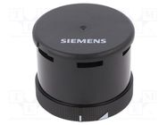 Signaller: sound; black; 230VAC; Sound level: 100dB; IP20; 8WD44 SIEMENS