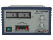 Power supply: laboratory; adjustable,multi-channel; 30VDC; 5A B&K PRECISION