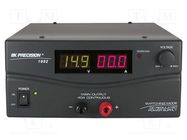 Power supply: laboratory; single-channel,adjustable; 3÷15VDC B&K PRECISION