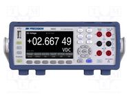 Benchtop multimeter; LCD 4,3"; 6,5 digit; True RMS AC; rack; 30VA B&K PRECISION