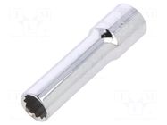 Socket; 12-angles,socket spanner; 10mm; 3/8"; tool steel BAHCO