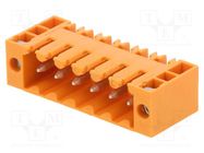 Pluggable terminal block; 3.5mm; ways: 6; straight; socket; male 