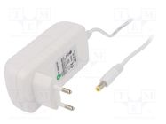 Power supply: switching; mains,plug; 12VDC; 3A; 36W; Plug: EU; white POS