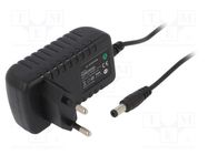 Power supply: switching; mains,plug-in; 24VDC; 0.5A; 12W; Plug: EU POS