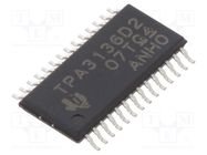 IC: audio amplifier; Pout: 20W; 4.5÷14.4VDC; Ch: 2; Amp.class: D TEXAS INSTRUMENTS