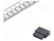 Connector: PCB to PCB; female; PIN: 16; 1.27mm; -55÷125°C; UL94V-0 ADAM TECH