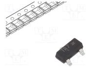 Transistor: P-MOSFET; unipolar; -8V; -3A; 0.96W; SOT23 ONSEMI