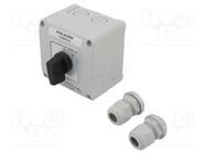 Switch: cam switch; Stabl.pos: 2; 16A; 0-1; flush mounting; Poles: 1 SPAMEL