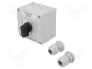 Switch: cam switch; Stabl.pos: 2; 20A; 0-1; flush mounting; Poles: 3 SPAMEL