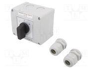 Switch: cam switch; Stabl.pos: 3; 25A; L-0-P; flush mounting; Pos: 3 SPAMEL