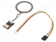 LED ring; RGB; 2.5W; 120°; No.of diodes: 32; Dim: Ø51mm; 5mA; 5VDC LUMEX