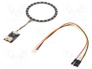 LED ring; RGB; 1.9W; 5VDC; 120°; No.of diodes: 24; Dim: Ø66mm; 5mA 