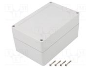 Enclosure: multipurpose; X: 100mm; Y: 150mm; Z: 75mm; ZP; ABS; IP67 KRADEX